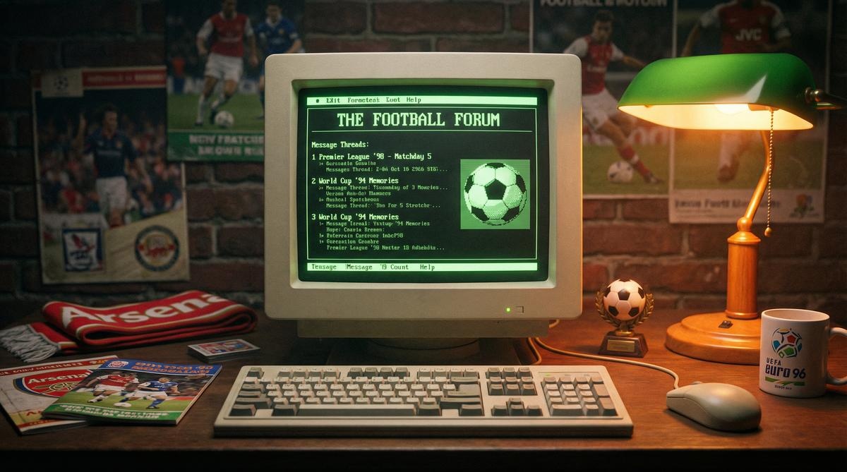 复古电脑显示JRS足球论坛界面 - im电竞